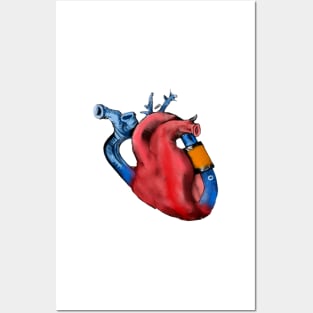 Carabiner Heart Posters and Art